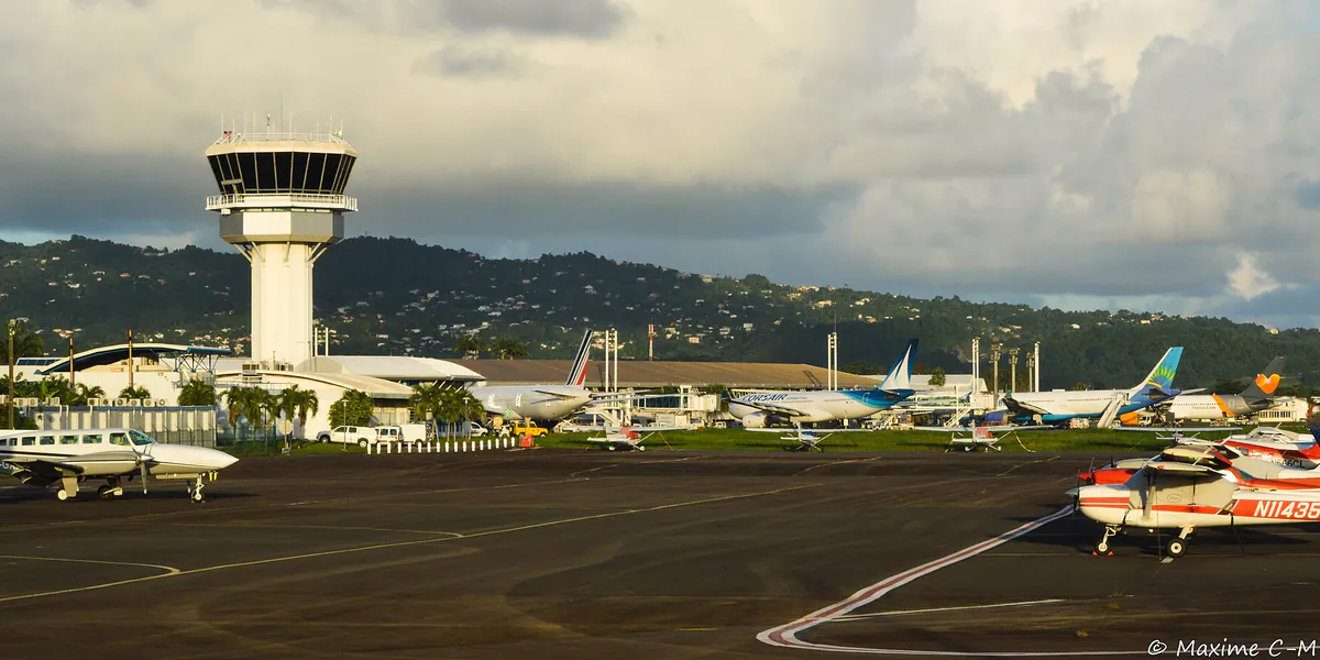 Aérogare de l’aéroport international Martinique Aimé Césaire