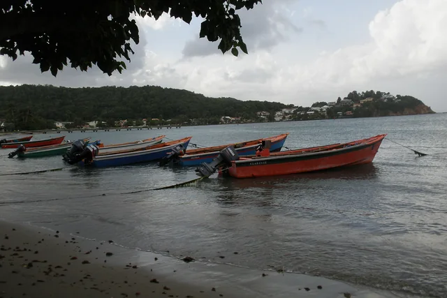 Barques de pêche traditionnelles au mouillage à Tartane